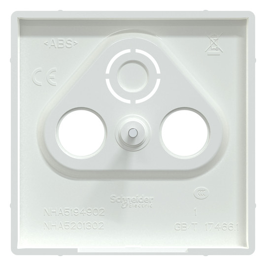 Zentralplatte Ant.dose 3f System Design lows Schraubbef