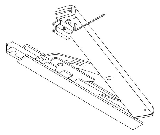GEZE Ol 90N Schere m.Aush.Sperre  030498 