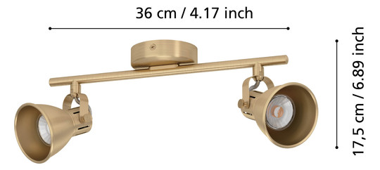 EGLO Spot SERAS messing-          900171 