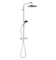 Dornbracht Duschgarnitur Showerpipe mit Brause-Thermostat, Ausladung Standbrause 453mm, Bronze gebürstet