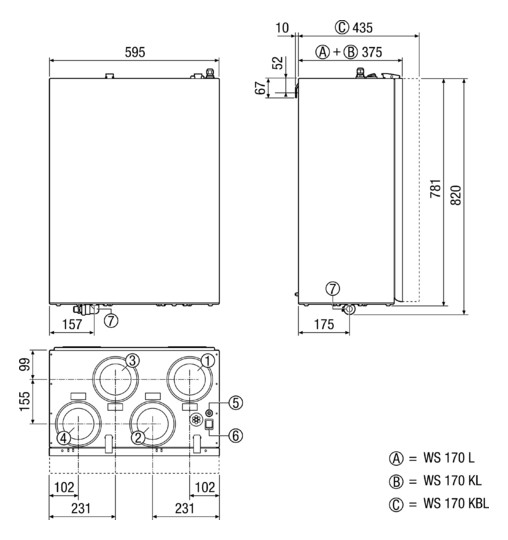 Maico Raumluft-System           WS 170 L 