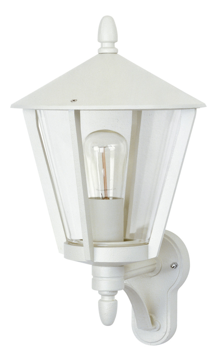 Wandanbauleuchte 57W HV ws IP44 E27 Ø260x450mm