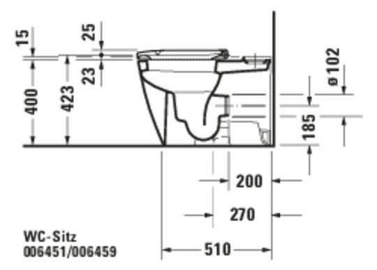 Duravit WC-Sitz Happy D.2 abnehmbar, Scharniere Edelstahl, mit Absenkautomatik, weiß
