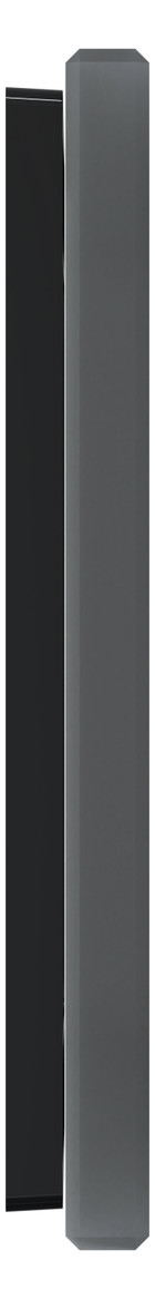 Rahmen 1f ony-sw glz M-PLAN Glas f.GEB-K onyxschwarz Unterputzmontage