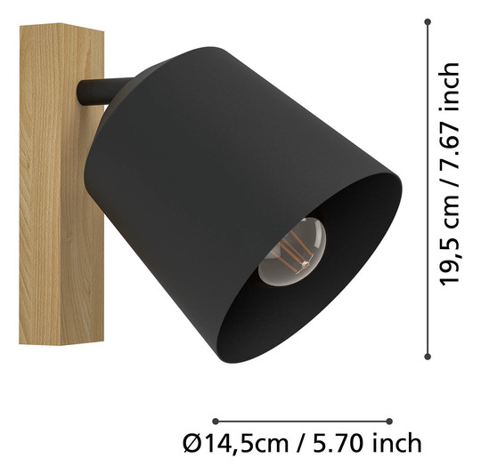 EGLO Wandleuchte/1 E27            900434 