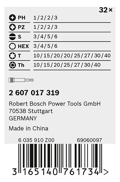 Bit-Set 32St Magnethalter 3xPH 4xPZ 8xTX 4xSchlitz m.Magnethalter