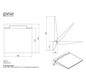 Giese Duschklappsitz Safeline Sitzfläche Kunststoff anthrazit RAL 7016, 356x370mm, verchromt