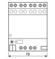 Analogeingang KNX REG 4f Spg Strom Eingangsgröße Spannung