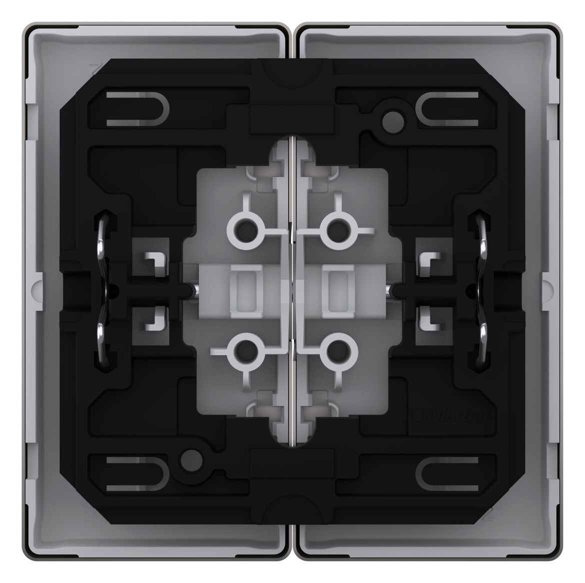 Wippe Serien Schalter System Design ni metallic