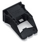 Rahmen Snap-In sw 2p Stecker/Buchse