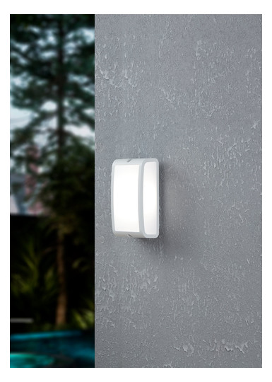 EGLO Außen LED-Wandleuchte Weiss  900807 