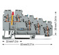 Initiator/Aktor-Klemme 4E Serie 270 PNP 0,08-2,5qmm 4Etagen 18A