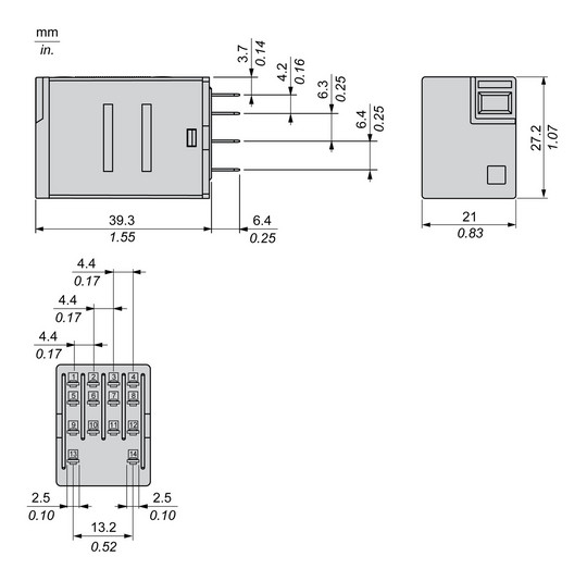 Schneider Miniaturrelais Easy  RXM4LB2F7 