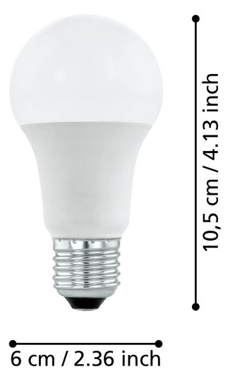 EGLO Leuchtmittel E27-LED A60 9W   11936 