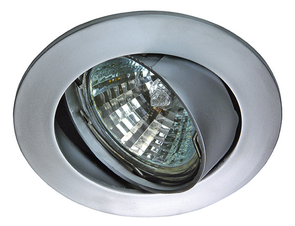 Einbaustrahler 50W Konv chr mt IP20 Alu Ø/EB68mm