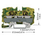 Schutzleiter-Reihenklemme Serie 2010 0,5-16qmm gn/ge 1Etage APL_erf.