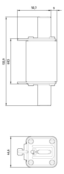 NH-Sicherungseinsatz 200A NH1 500VAC gG Kombik