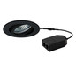 LED-Einbaustrahler 5W LOOP-R 3000K 410lm Konv 1LED Kst IP20 sw mt RF:hochglänzend
