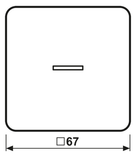 Kontrollwippe Schalter CD aws glz Lichtausl