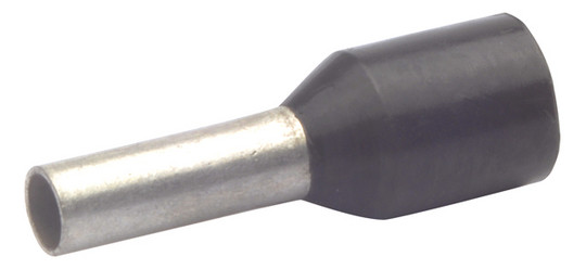 Aderendhülse 1,5qmm 6mm isol PP sw Cu Polypropylen (PP) verzinnt