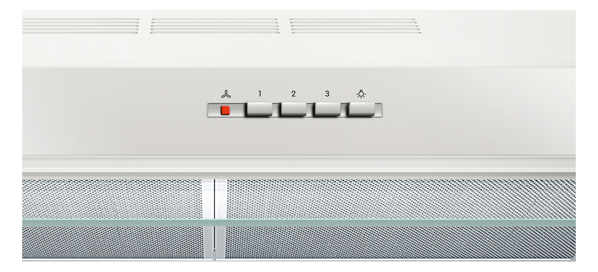 Dunstabzugshaube UB Serie 4 600mm ws D 72dB Unterbaugerät 350cbm/h Ø100-120mm