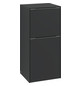V&B Seitenschrank Subway 3.0 40x86x36,2cm, Schanier rechts/Griff Volcano black, taupe