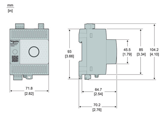 Gateway Einb 24V LED 4TE IP30 m.LED-Anz