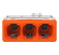 Steckklemme 3f 450V 24A Serie 2273 0,5-2,5qmm f.Massivleiter