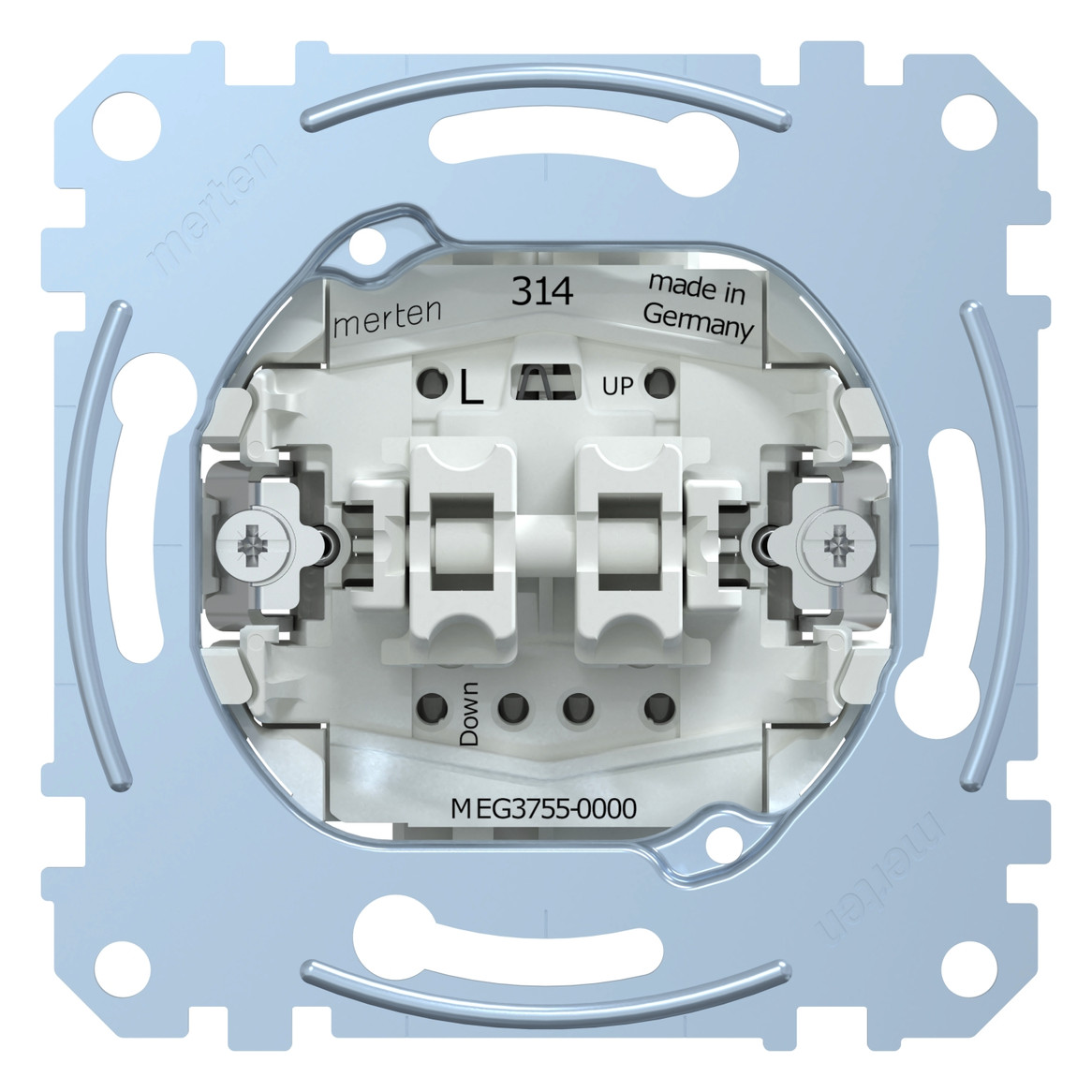 Jalousietaster-Einsatz IP20 Wippe 1p