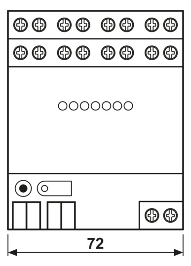 Binäreingang KNX REG 4TE LED 8f m.LED-Anz
