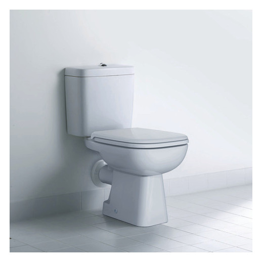 Duravit WC-Sitz D-Code ohne Absenkautomatik Scharniere Edelstahl, weiß