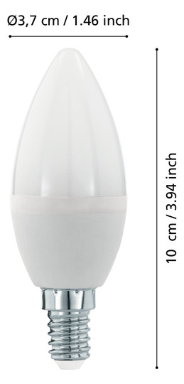 EGLO Leuchtmittel E14-LED C37     110126 