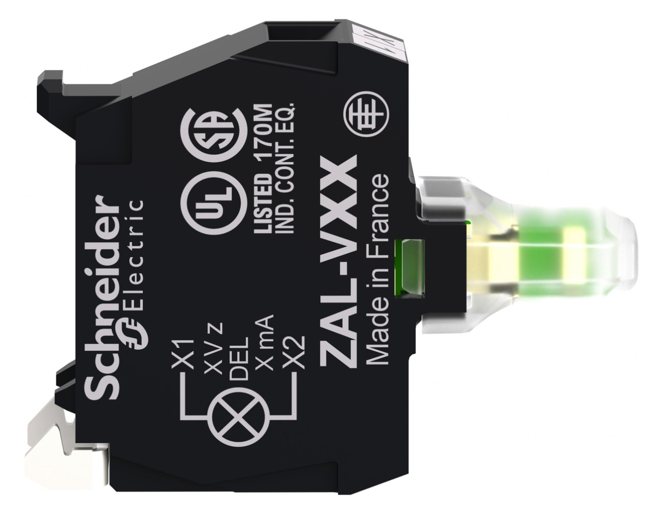 Lampenfassungsblock LED AC Bodenbef 195-264V ws