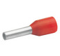 Aderendhülse 1qmm 6mm isol PP rt Cu Polypropylen (PP) verzinnt