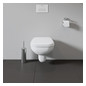 Duravit WC-Sitz D-Code Compact ohne Absenkautomatik, Scharniere Edelstahl, weiß