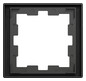Rahmen 1f anth glz D-Life Kst f.GEB-K Unterputzmontage Thermopl