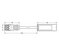 Flachleitungsadapter Serie 896 3p sw Abgriff Federzugans