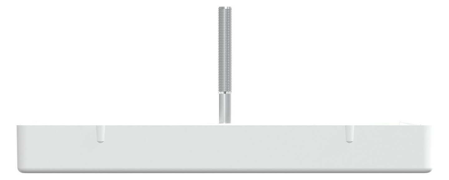 Zentralplatte TAE 3f System Design lows Schraubbef m.Beschr.Feld