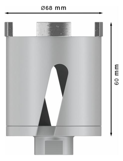 Diamant-Bohrkrone Ø68x60mm Innengew
