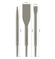 Maschinenmeißel Set SDSplus 20x250mm