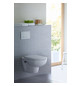 Duravit Wand-Tiefspül-WC Set D-Code mit WC-Sitz, Rimless, Durafix, weiß