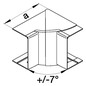 Inneneck LF-K 110x60mm ver-ws RAL9016 HFT hfr Kst unbeh