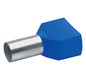 ZW-Aderendhülse 16qmm 14mm isol PP bl Cu Polypropylen (PP) verzinnt