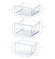 Tischgefrierschrank 83l E 164kwh 39dB ws 3Korb B560xH850xT580mm Warnsignal: