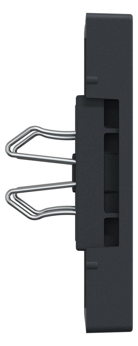 Zentralplatte USB 2f anth Klemmbef m.Aufdr