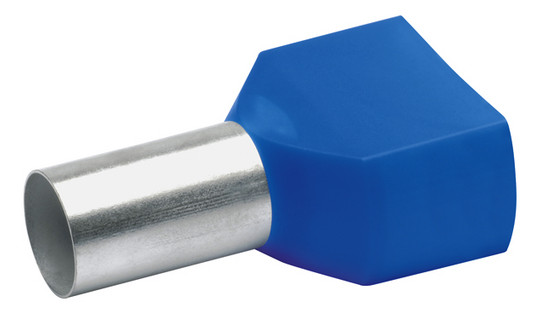 ZW-Aderendhülse 16qmm 14mm isol PP bl Cu Polypropylen (PP) verzinnt