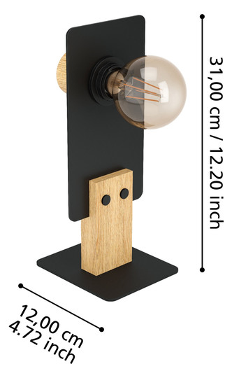 EGLO Tischleuchte/1 E27            43754 