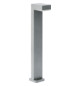 LED-Pollerleuchte 10W IP54 3000K 900lm si Alu 1LED Kst_opal