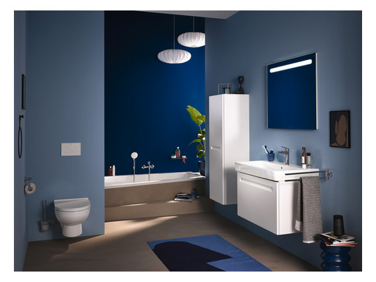 Duravit Wand-WC Set No. 1 mit WC-Sitz, Rimless, weiß