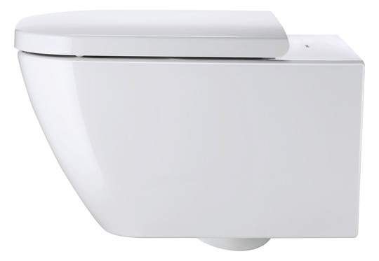 Duravit WC-Sitz Happy D.2 abnehmbar, Scharniere Edelstahl, mit Absenkautomatik, weiß